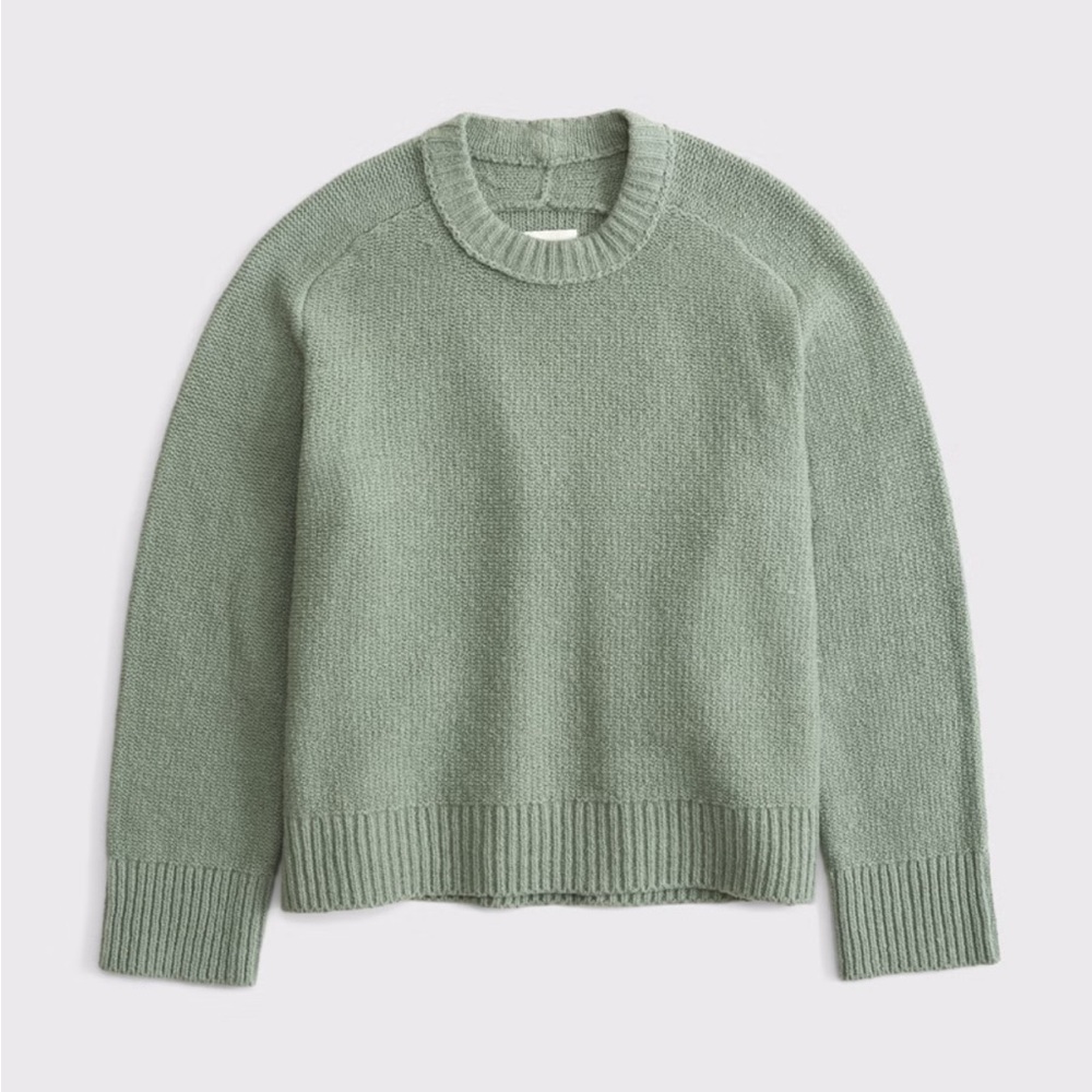 🌿🌿 The A&F Madeline Textural Crew Sweater- size XS 🌿🌿